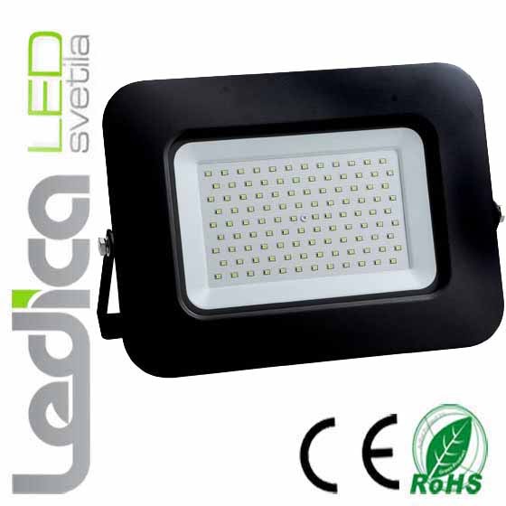 Reflektor črni 100W IP65