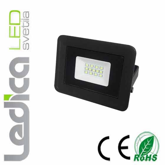 Led reflektor 10W IP65 črni
