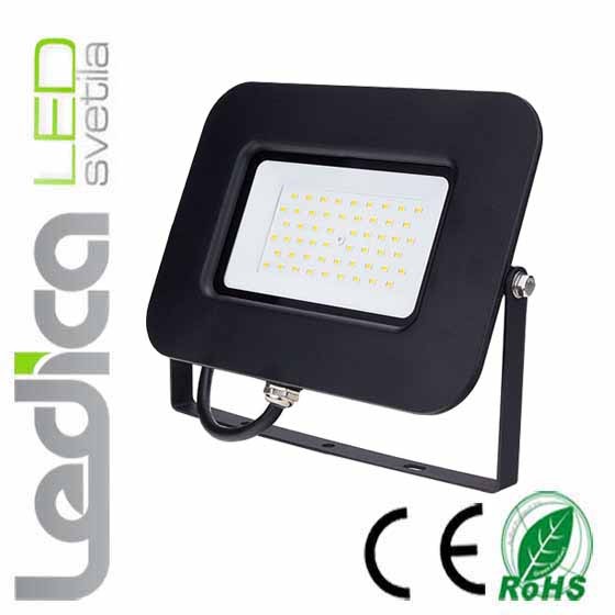 Reflektor črni 50W IP65