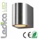 Stenska luč GUI10 aluminij